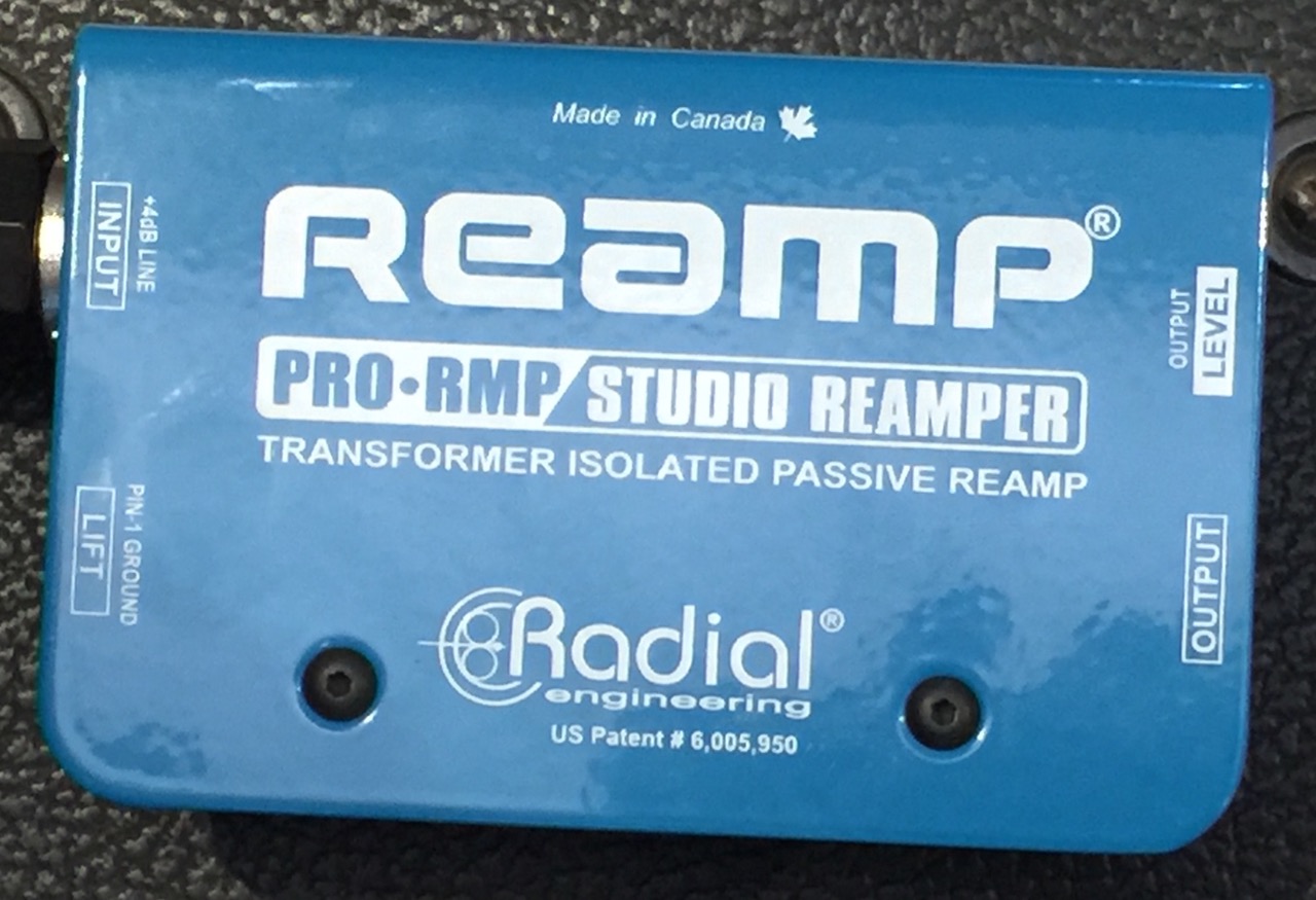 High on Technology: REVIEW RADIAL REAMP - PRO-RMP STUDIO REAMPER